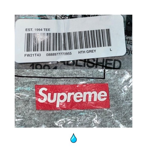 SUPREME Est. 1994 Tee FW21 - Picture 9 of 9